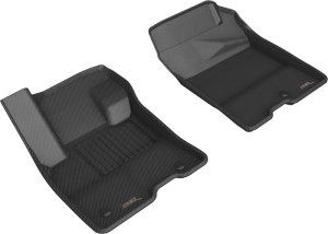 Ford Maverick Floor Mats - Front - 3D MAXpider - Kagu - Black - `22-`24 Ford Maverick Floor Mats - Front - 3D MAXpider - Kagu - Black - `22-`24